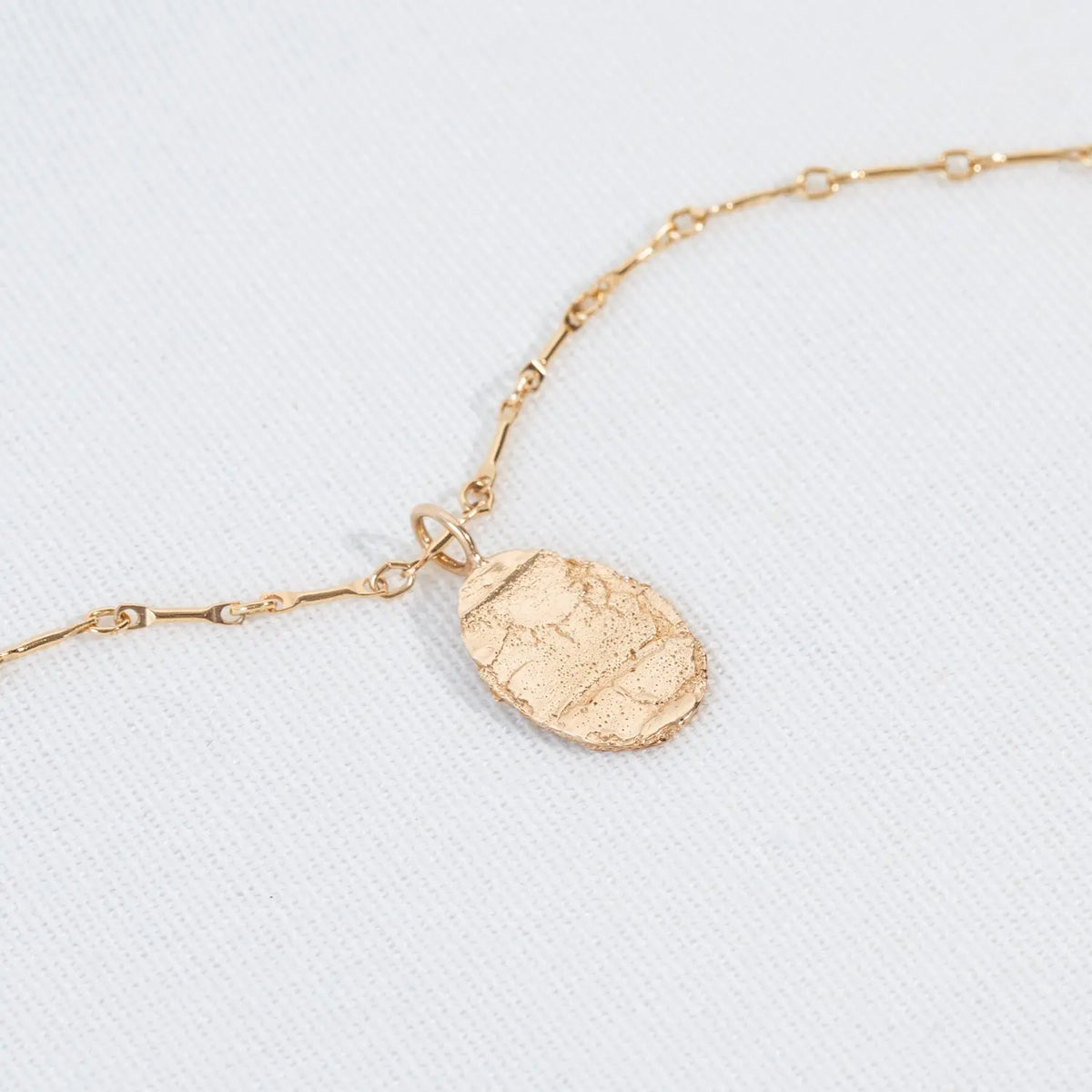 Birch Oval Pendant Mary Frances Maker
