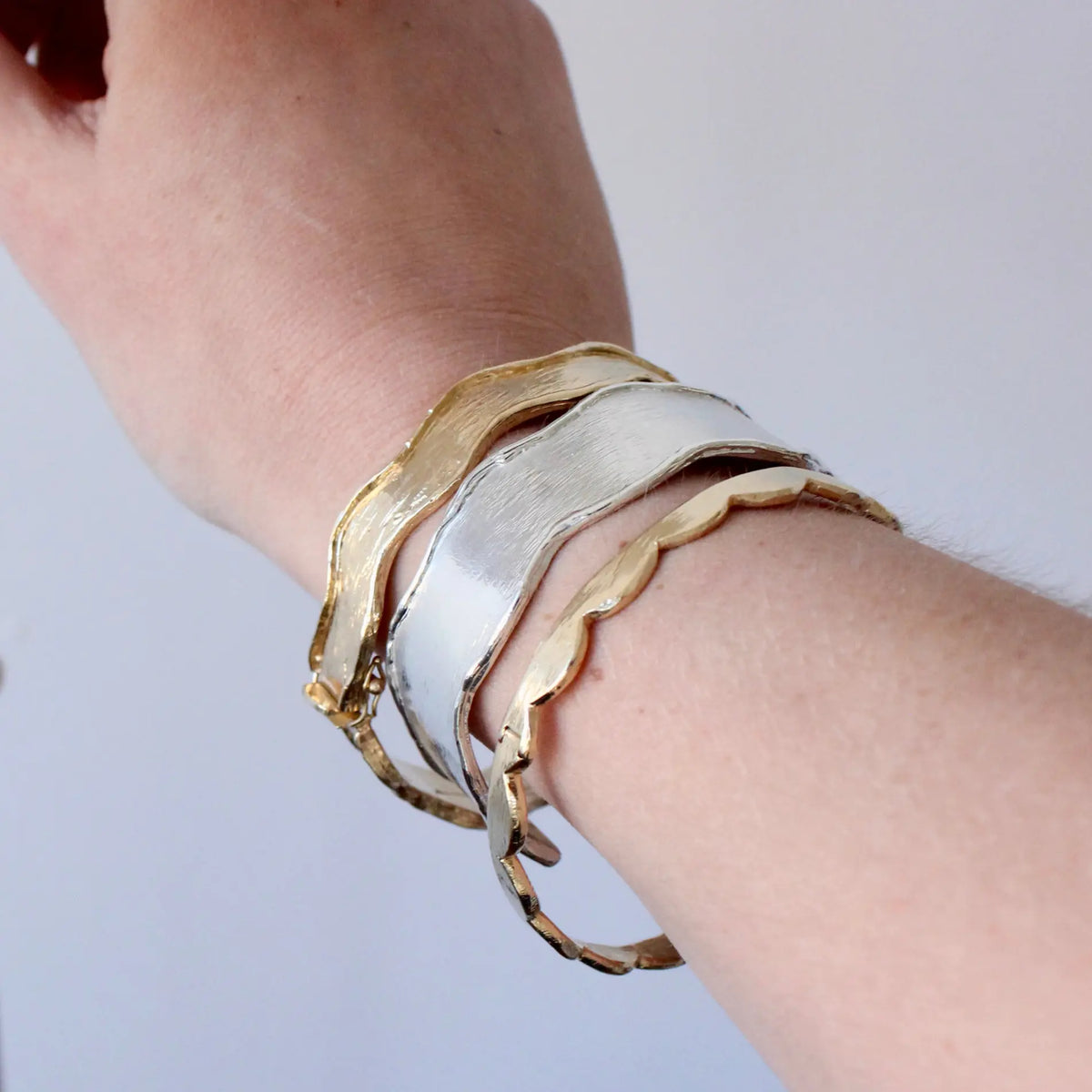 Scallop Bangle Mary Frances Maker