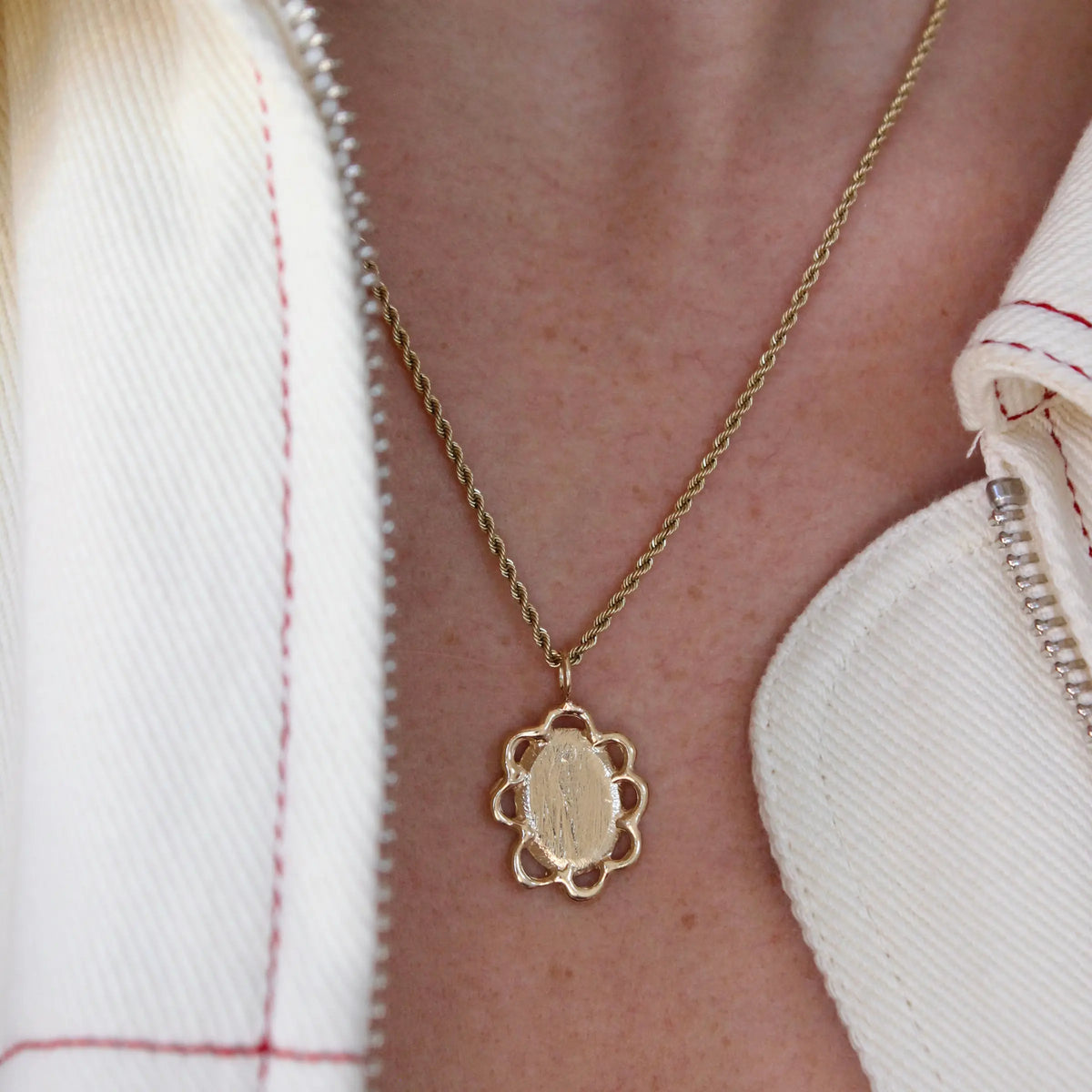 Scallop Pendant Mary Frances Maker