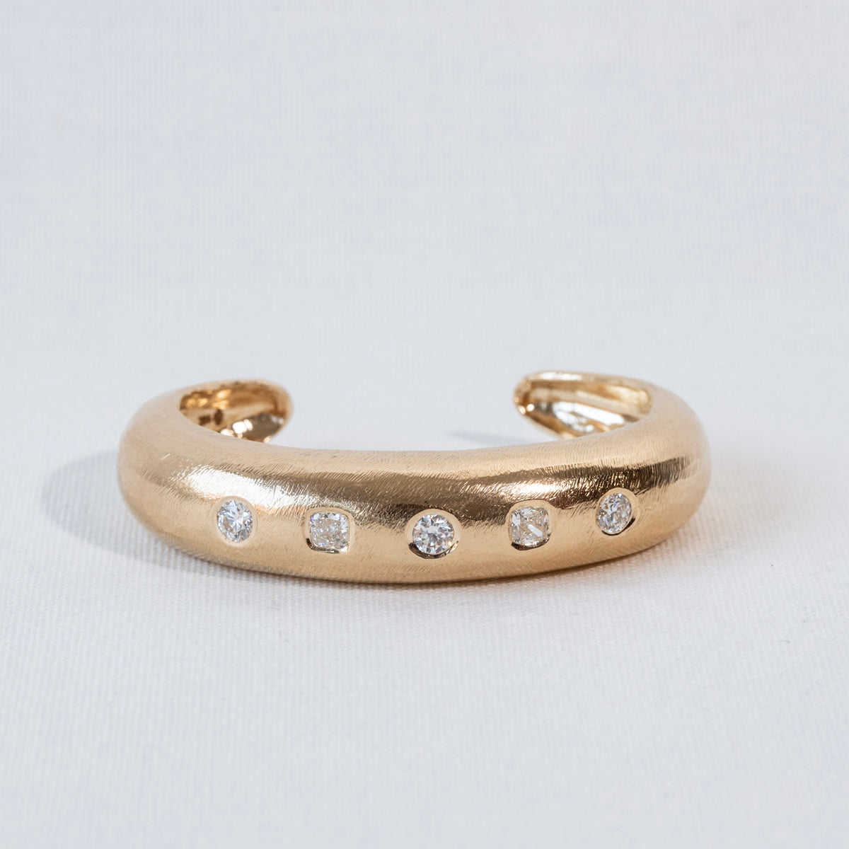 Five Diamond Bubble Cuff