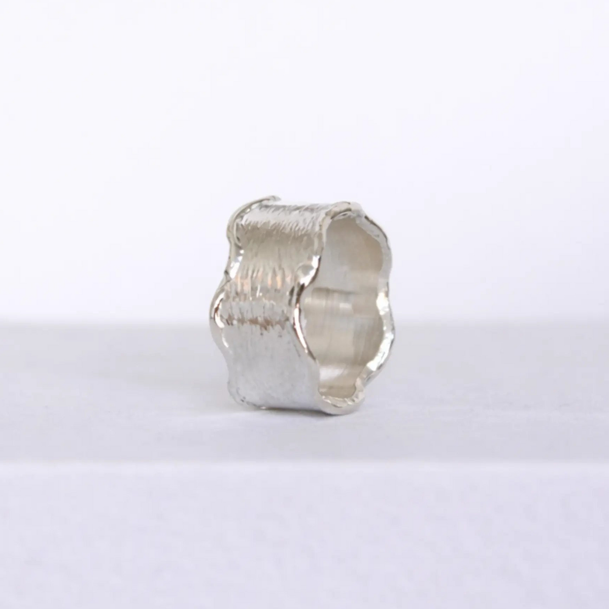Wavy Cigar Band Ring Mary Frances Maker